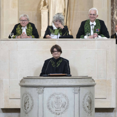 Installation de Françoise Huguier à l'Académie des beaux-arts
