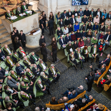 Séance solennelle de rentrée de l'Académie des beaux-arts