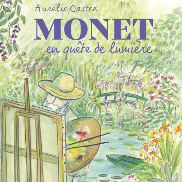 visuel bande-dessinée Monet en quête de lumière