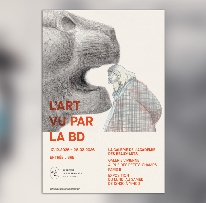 affiche exposition L'Art vu par la BD