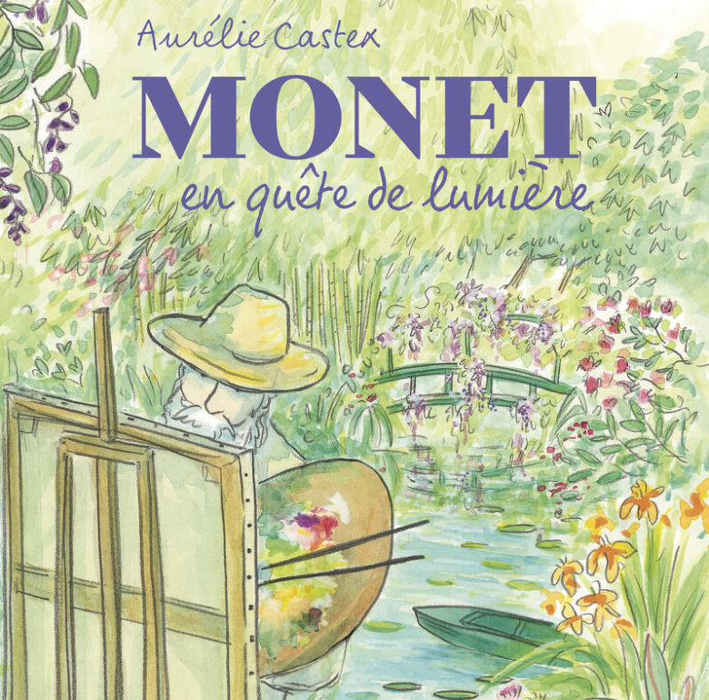 visuel BD "Monet en quête de lumière"