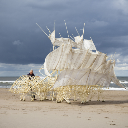  Plaudens Vela met Theo Jansen, foto Marco Zwinkels