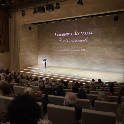 Cérémonie des voeux de l'Académie des beaux-arts